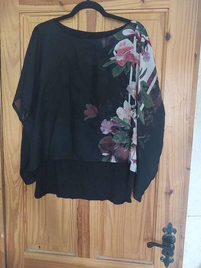 Wallis floral handkerchief top (free post)