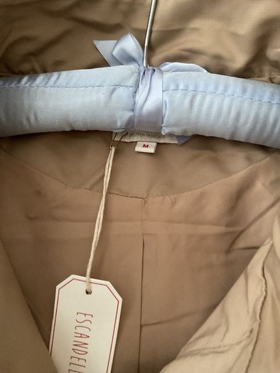 jacket Bnwt tan detachable hooded spring jacket Escandelle medium
