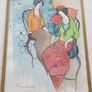 Pair of Tarkay watercolors (2 paintings)- PERFECT condition Image 9