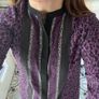 Michael Kors purple & black dress. Size XS Image 10