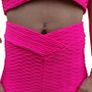 Pink Neon set Tik tok leggins and top Image 5
