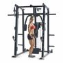 Smith machine rack with plate loaded cables Image 2
