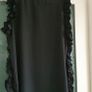 maggie & me black tunic / top with ruffle sides Sz L (10-14 UK) Image 7