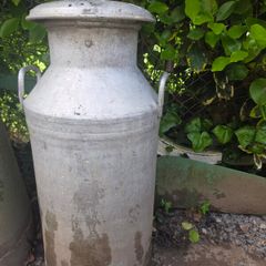 Aluminum milk churn