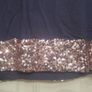 Blue Top with Gold Sparkle Border. Image 2