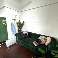 Green Velvet Couch