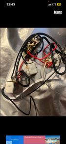 Fender Stratocaster potentiometer harness wiring set with 3 way switch volume tone push pull electric guitar parts accessories