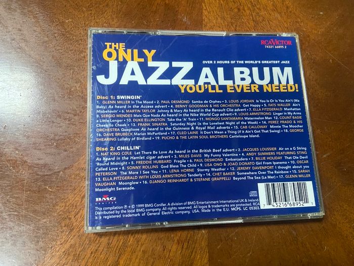 The Only Jazz Album You'll Ever Need Double CD Various Artists