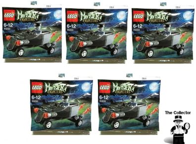 LEGO 30200 Lot if 5 Monster Fighters Zombie Chouffeur & Coffin Car Polybags Brand New Sealed