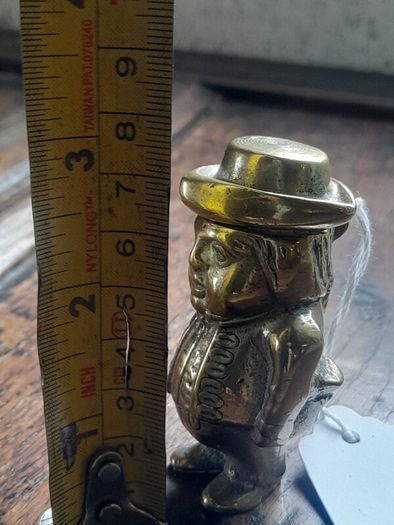 Victorian Brass Vesta Case