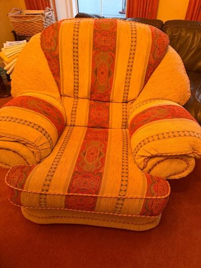 3 seater couch and 2 matching armchairs