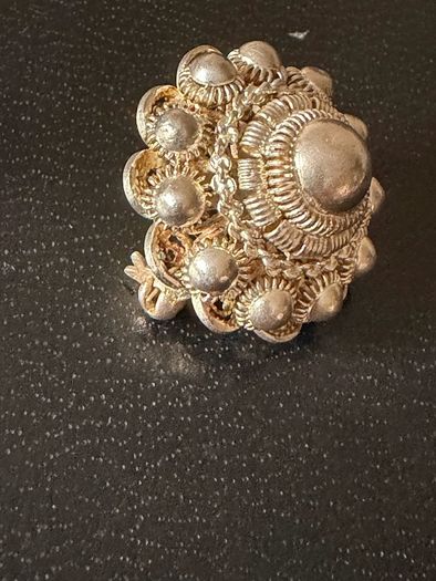 Silver brooch