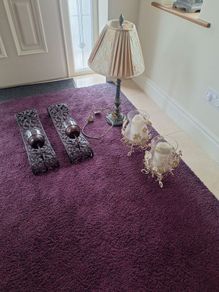 candle holders and table lamp