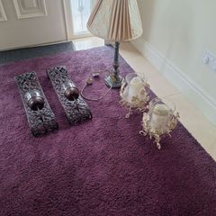 candle holders and table lamp