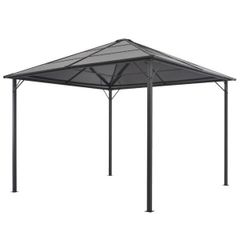 Gazebo 3x3m Aluminium with Hard Roof