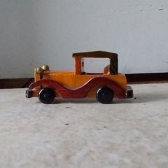 Vintage Wooden Classic Small Car - 1930s Style Roadster