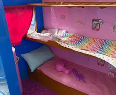 dolls: Our Generation Express Train , Surf board and Motorbike