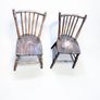 Antique Kitchen Chairs x 2 - Rustic Image 8