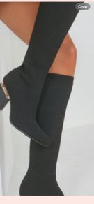 Size 4 knitted knee high Boots
