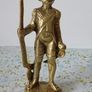 Pair of Vintage Brass Napoleonic Era Soldier Figurines. Image 3