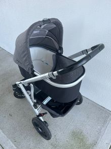 Uppababy buggy and Cybex car seat travel system