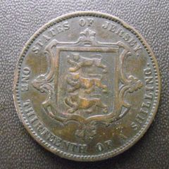 1871 States of Jersey Victoria. 1/13 Shilling