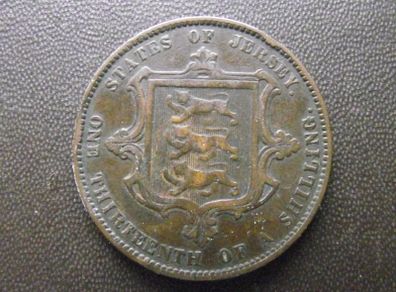 1871 States of Jersey Victoria. 1/13 Shilling