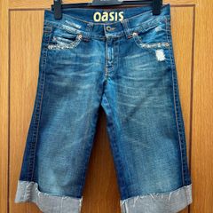 Oasis dark denim shorts jorts