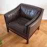 Georg Thams for Grant Mobelfabrik Mid Century Modern Danish Leather Armchair Vintage 1960s Image 3