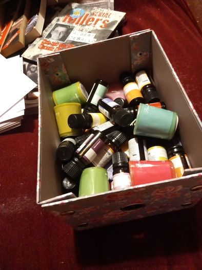 aromatherapy oils and candles