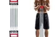 Tummy Trimmer Hand Gripper Chest Expander COVVY 3 in 1 Pull-up Bars Spring Exerciser Elastic Sit Up Pull Rope Home Fitness Equipment
