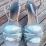 M&S Ladies Nude Wedge Sandal Size 6 Image 5