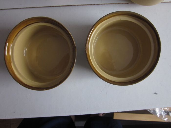 TG Green "Granville" Stoneware Glazed Bowls X6