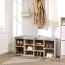 Shoe Storage Bench with Cushion Seat Image 2