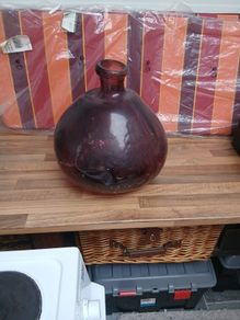 antique glass vase