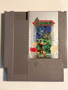 Castlevania NES Nintendo cartridge