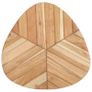 Coffee Table 3 pcs Solid Acacia Wood Image 7