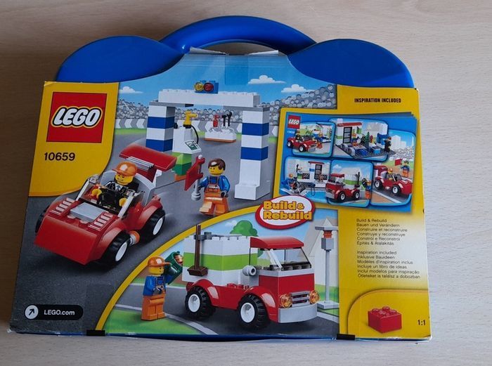 New:  Lego Juniors Vehicle Blue Suitcase 10659