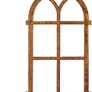 Iron Window with Round Arch | Approx. 98 x 54 cm | Cast Iron Window in Antique Style | for Garden Wall, Garden Shed and Stable Window Image 2