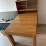 Extendable Dining Table, Natural, Rustic Style With Sideboard Image 3