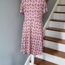 Pink pattern dress, Size XL-XXL / 12-14 Image 4