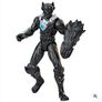 Marvel Avengers Mech Strike Monster Hunters Black Panther 15cm Figure with Accessory Image 3