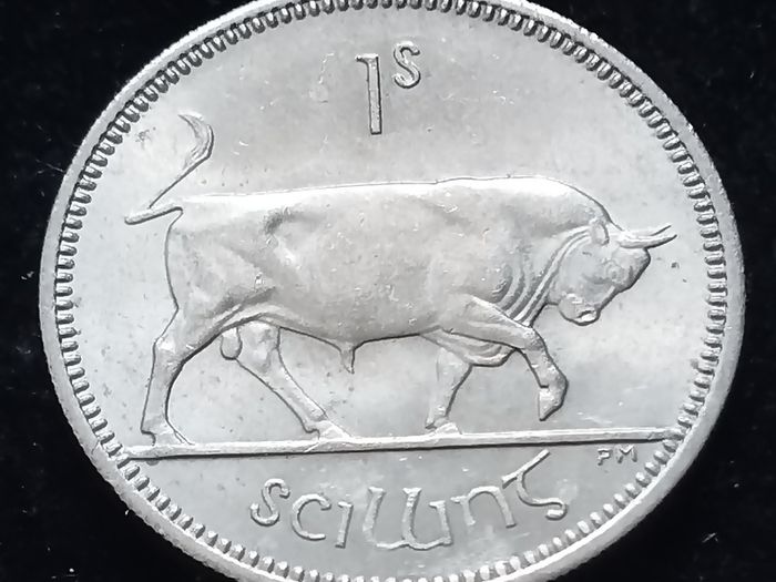 #735 - Ireland - 1966 - Shilling - AU - KM.14a