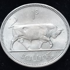 #735 - Ireland - 1966 - Shilling - AU - KM.14a