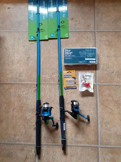fishing rod and reel