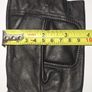 SALE!  Star Studded Biker Punk Rock Unisex Faux Leather Fingerless Gloves Image 4