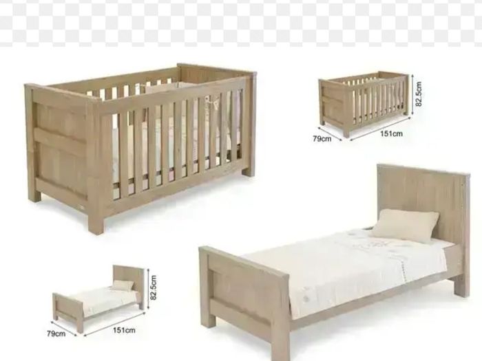 Babystyle Bordeaux Cot Bed, Oak