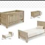 Babystyle Bordeaux Cot Bed, Oak Image 4
