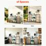 Heavy-Duty 3-Tier Garden Tool Organizer Rack, Metal Garage Storage Holder with Hooks for Rakes, Shovels & Brooms, Black Steel Stand for Shed, Lawn & Outdoor Storage Image 5