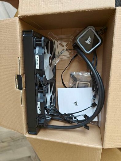 Corsair 240mm H100x RGB Elite Intel/AMD CPU Liquid Cooler Black